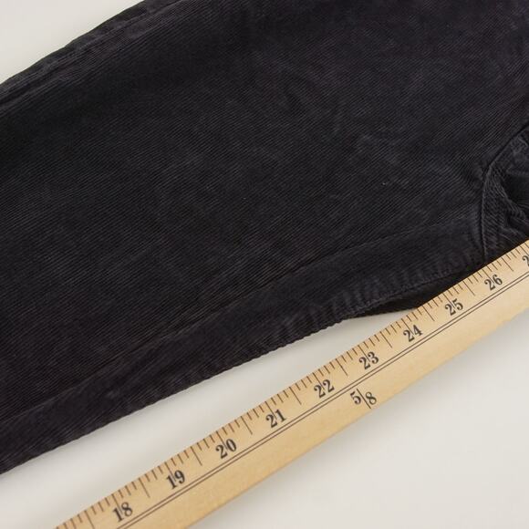 Citizens of Humanity Emerson Mid Rise Corduroy Soft Black Straight Leg Pants 27 - Picture 7 of 12